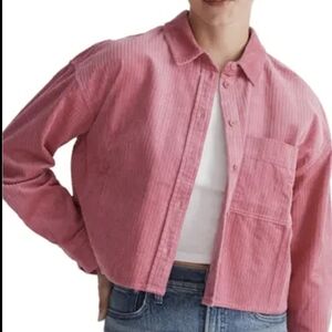 Madewell corduroy cropped jacket